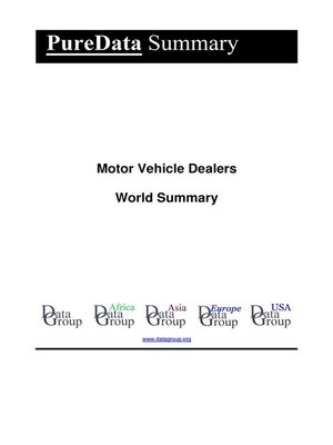 cover image of Motor Vehicle Dealers World Summary